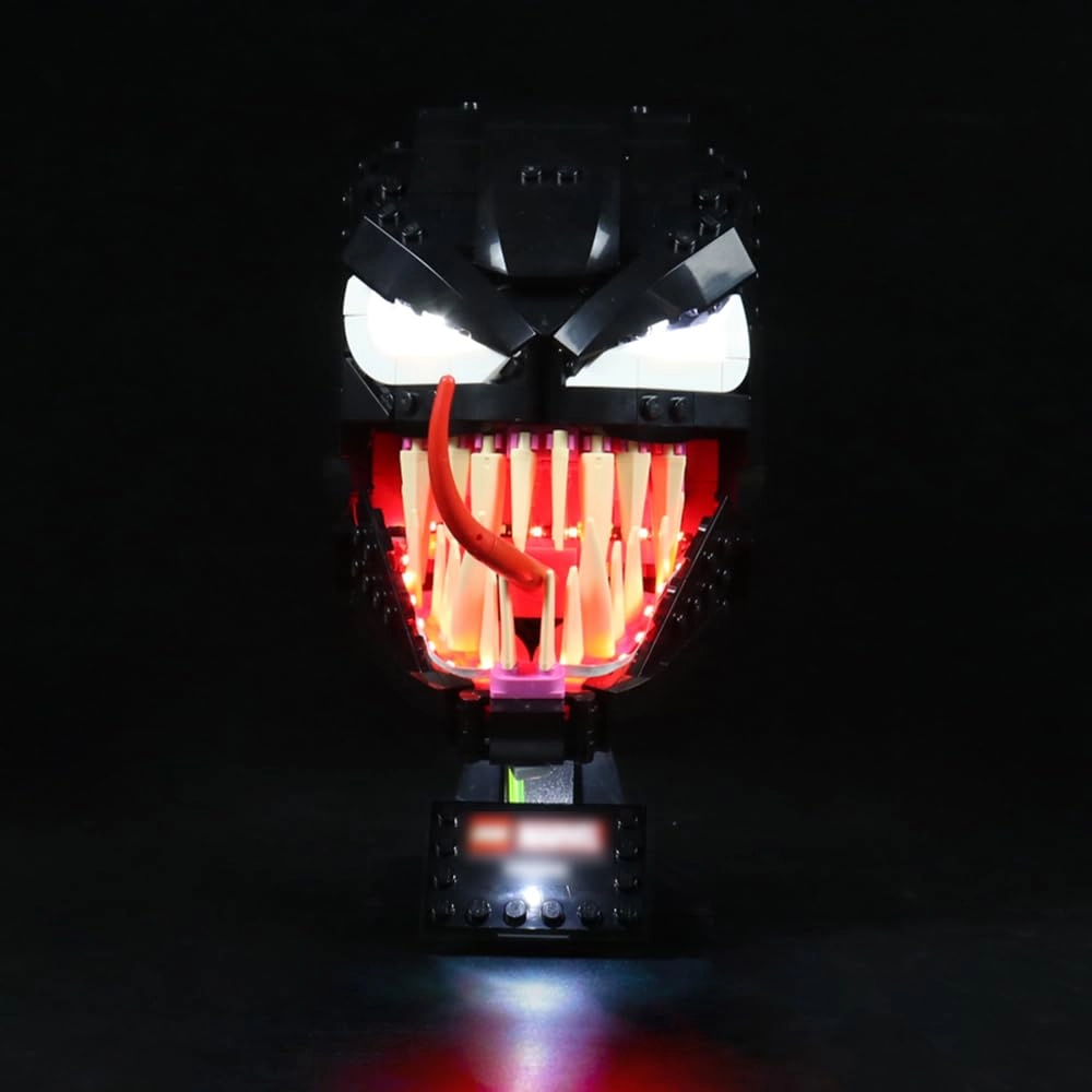 PIPART LED light kit - compatible with 76187 Venom Mask Multicolor