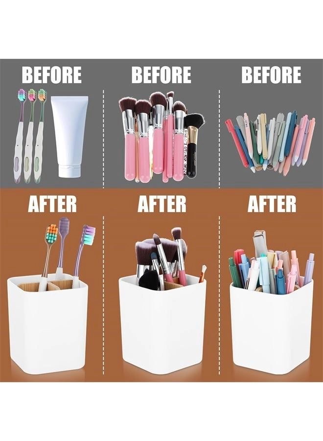 Bamboo Toothbrush Holder - 3 Slots