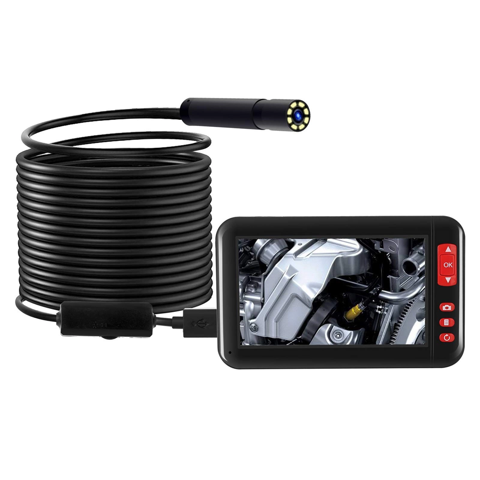 Dual Lens Inspection Camera - 3.9MM/5.5MM/8mm/14.5MM 1M/5M/10M/20M