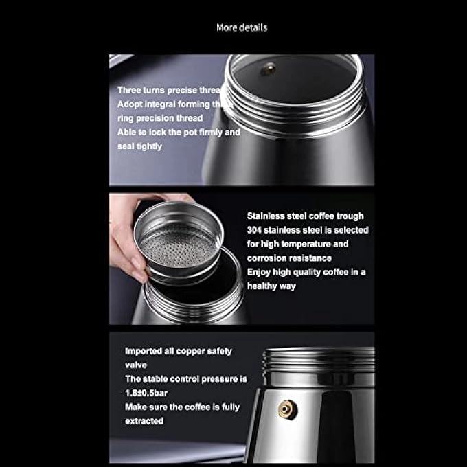 Moka Pot - 6 Cups Stovetop