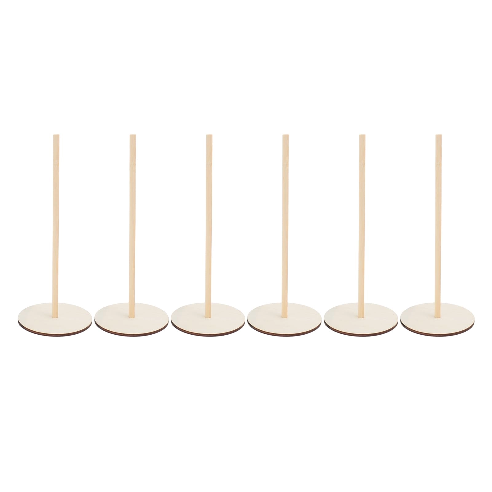 evhooe Wooden Donut Stand - 6 Sets
