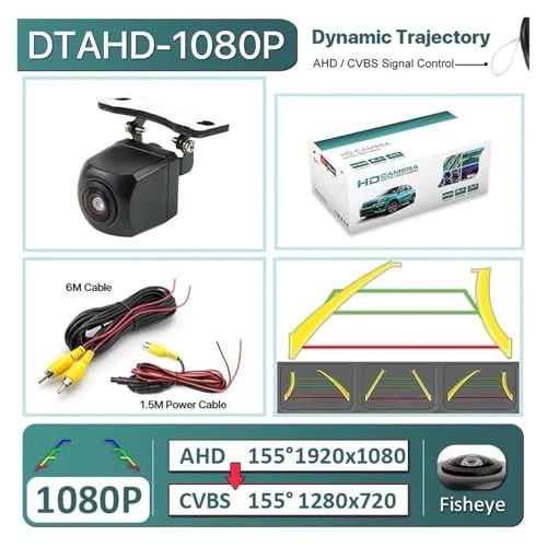 Wide View Vehicle Back up Camera - Night Vision Wire 1920x1080P