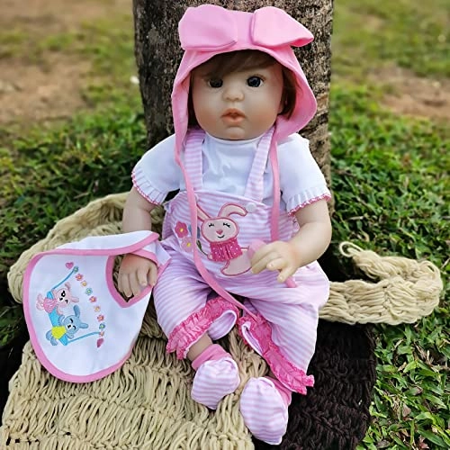 Rebirth Baby Doll - 20 Inch Vinyl Cotton Body Blue Eyes
