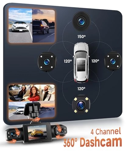 B0DWMG2HBQ 1080P front camera + left car 480 + right car 480 + rear 480