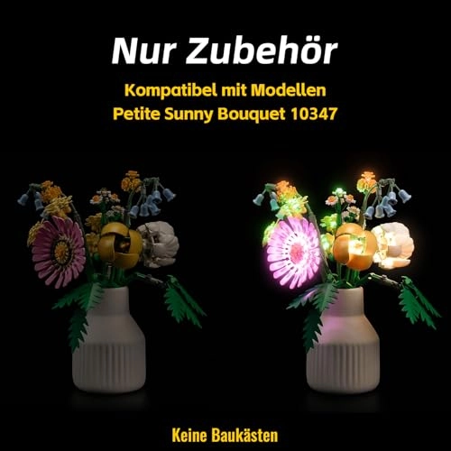 Light Kit for LEGO Petite Sunny Bouquet 10347 - Copper Line