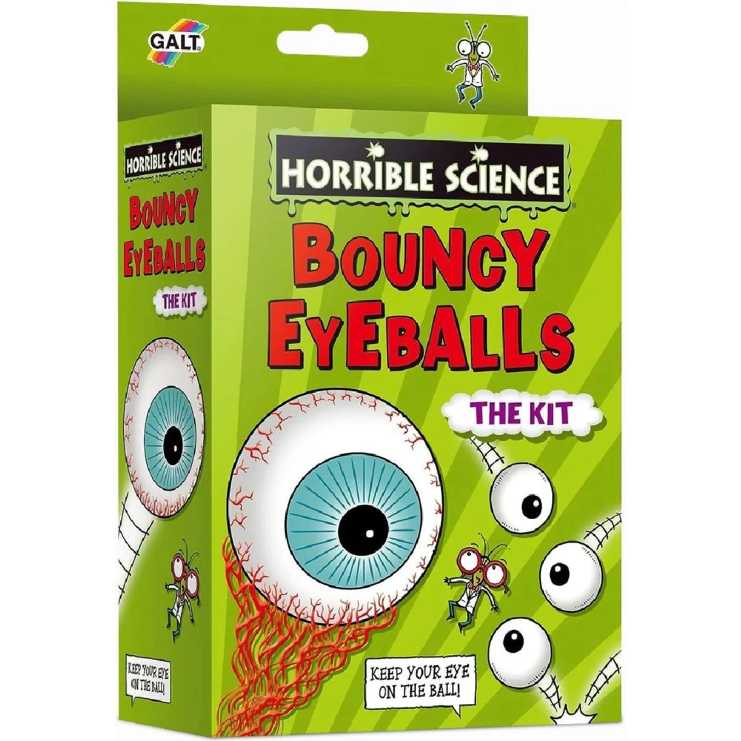 Galt Toys Horrible Science Bouncy Eyeballs Kit - 8 pieces Science