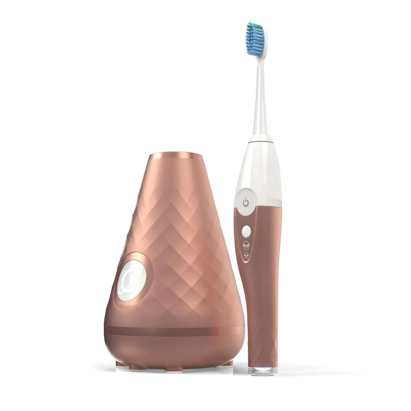UV Sanitizing Sonic Toothbrush - Dual Speed Sandstone