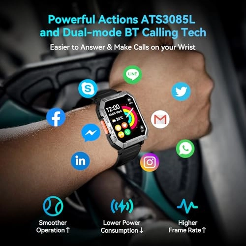 Military Smartwatch Aluminium