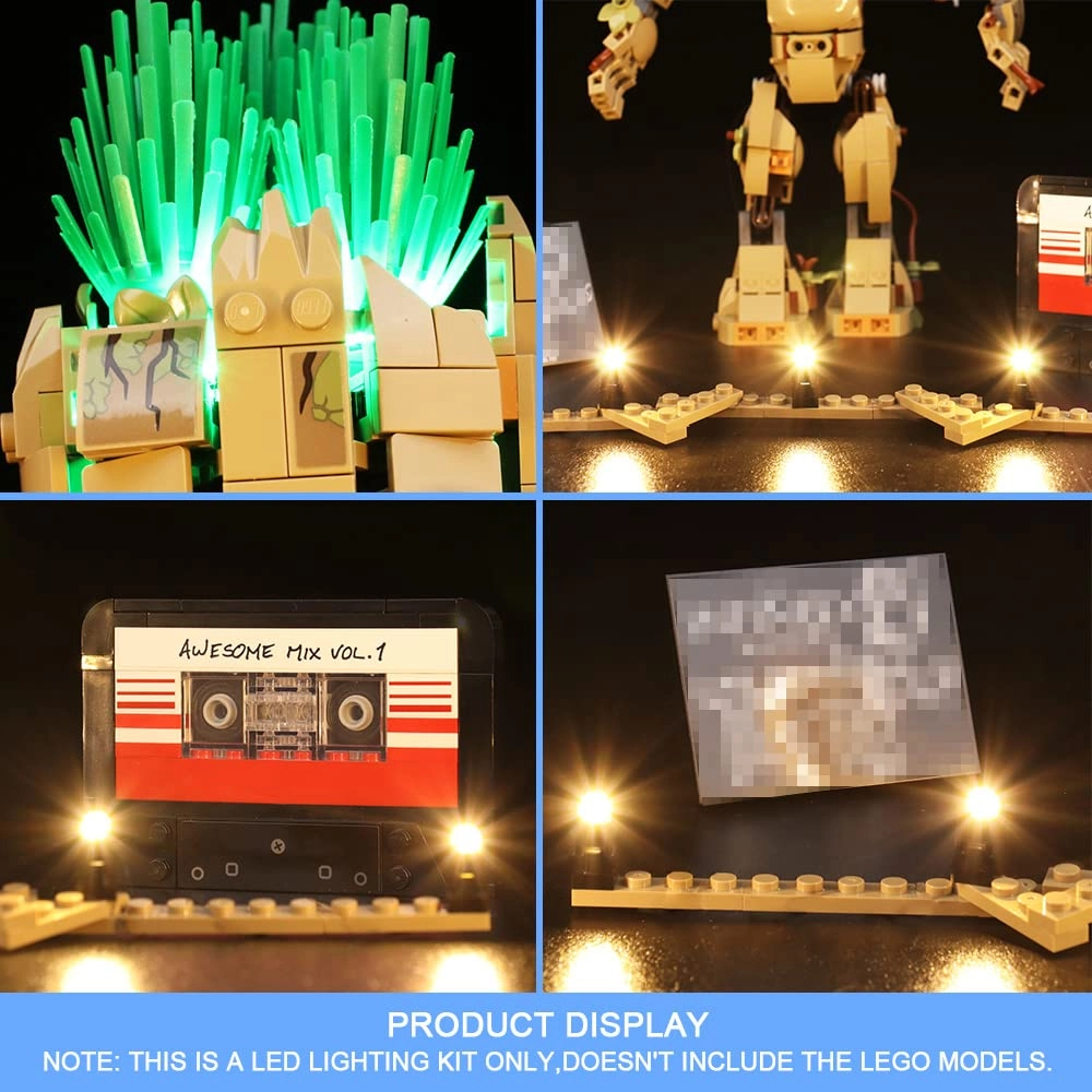 LED Light Kit - Compatible with LEGO 76217 DIY Lighting