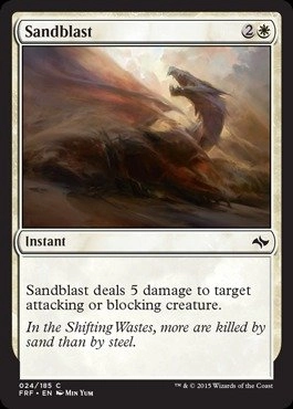 Wizards of the Coast Sandblast 024/185 - Fate Reforged