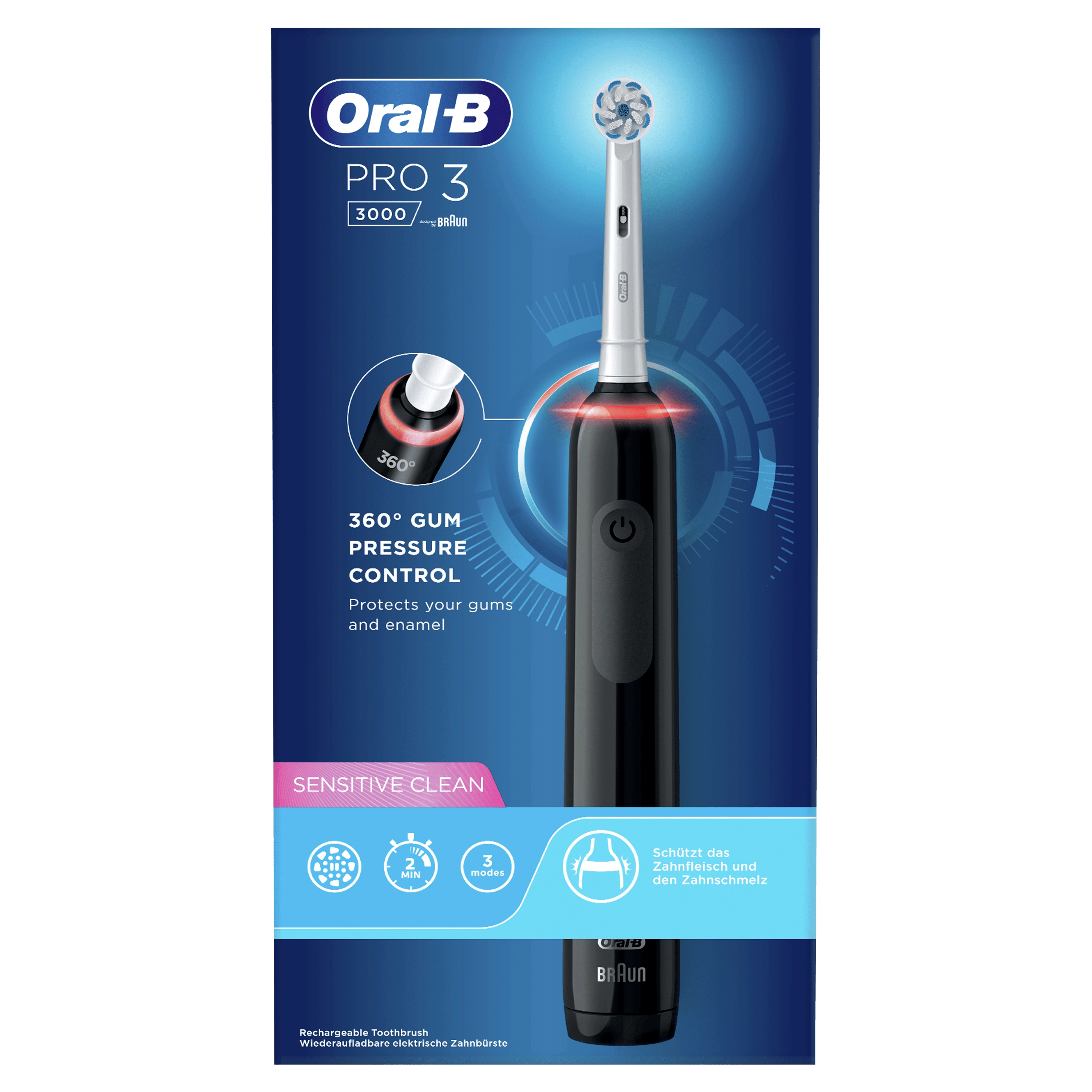 Electric toothbrush - Adult Battery Powered Multi-Colour
