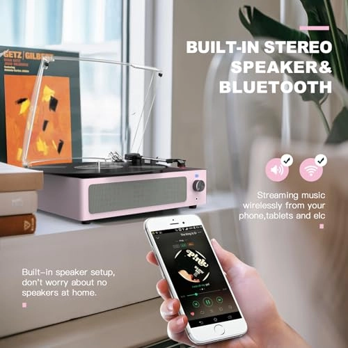 Vinyl Record Player - Belt-Driven