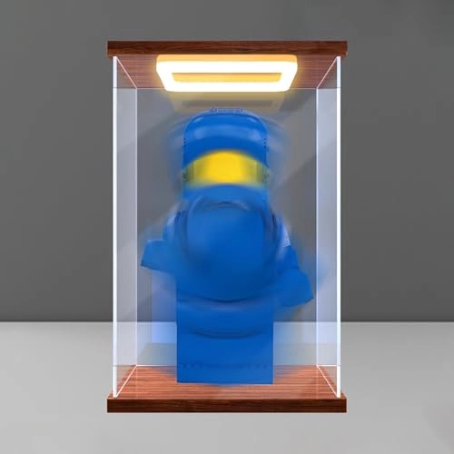 Showcase for 40921 - Thick Durable Acrylic 20 x 15 x 30 cm