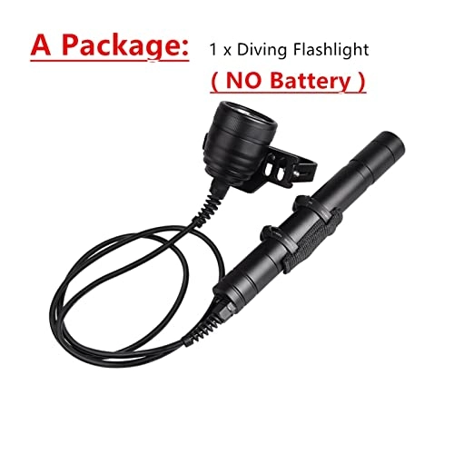 6*XM-L2 U4 Diving Flashlight
