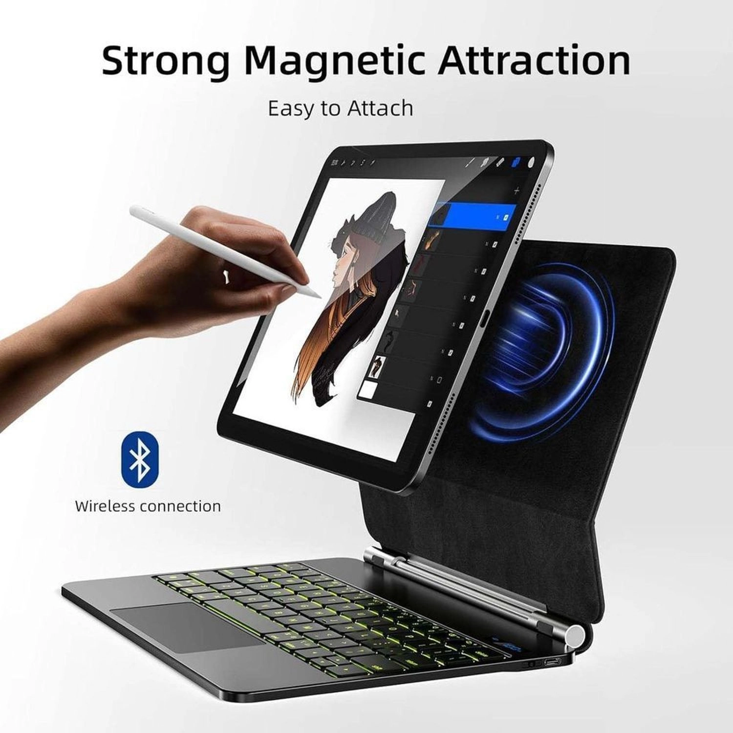 Keyboard Case with Trackpad for iPad 10.9-inch and 11-inch