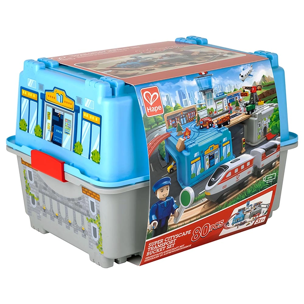 Super Cityscape Transport Bucket Set - 80 pcs
