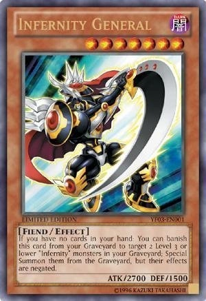 Konami YuGiOh Infernity General YF03-EN001
