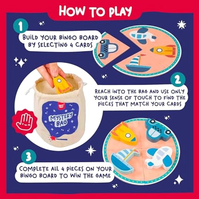 FEEL-AND-MATCH BINGO GAME - 3-5 years