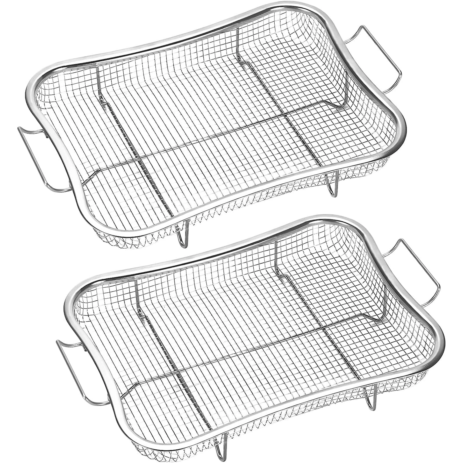 WEFFER120Q Air Fryer Basket - stainless steel 2PCS