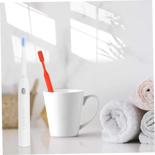 USB Charging Toothbrush - 500mAh Five-Speed Vibration White