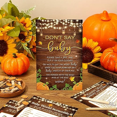 Baby Shower Games Supplies - 321 Pcs