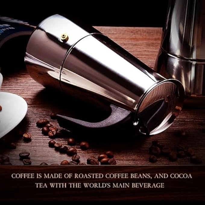 Moka Pot - 100Ml 2 Cup Induction Percolator