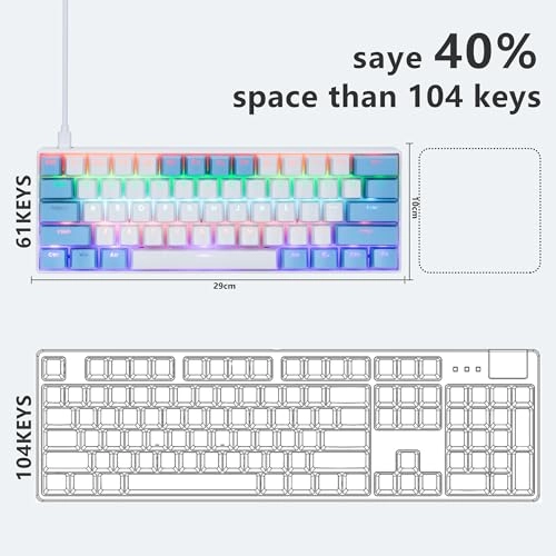 60-Percent Mechanical Gaming Keyboard - Wired