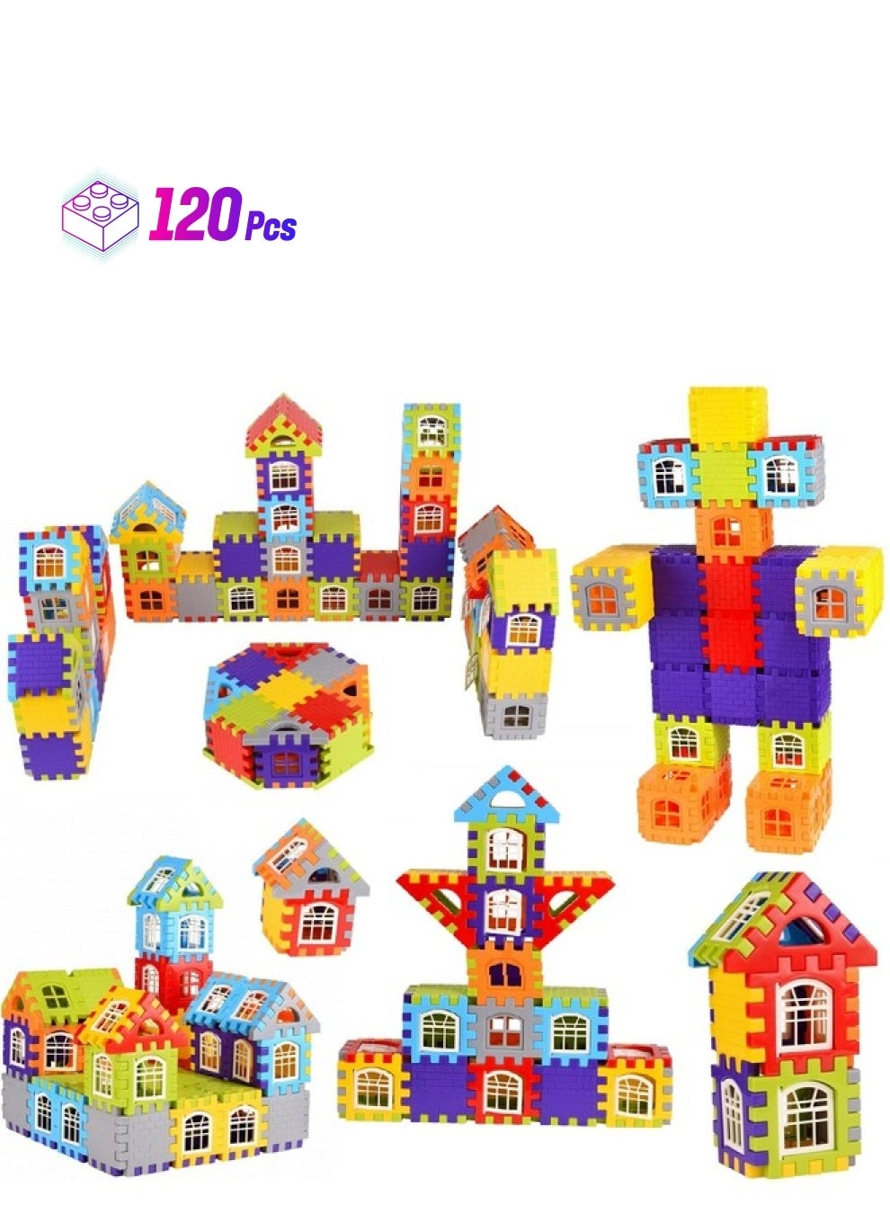 FunBlast Building Blocks - 120 pcs