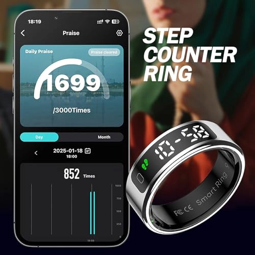 Smart Ring - Ultra Thin Heart Rate Monitor