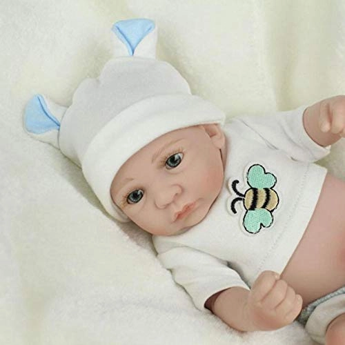 Reborn Baby Doll - 260-280mm Silicone vinyl Male Ages 1+ Bundle