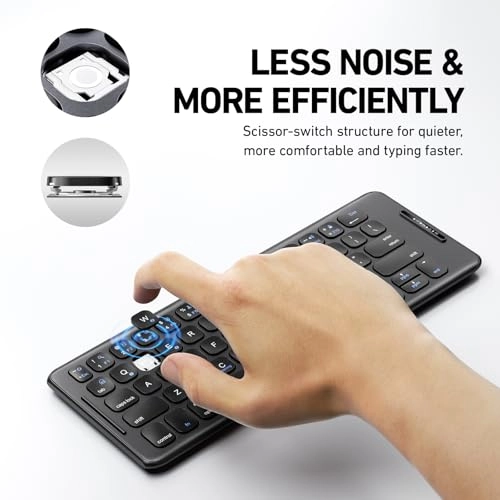Foldable Bluetooth Keyboard - Wireless