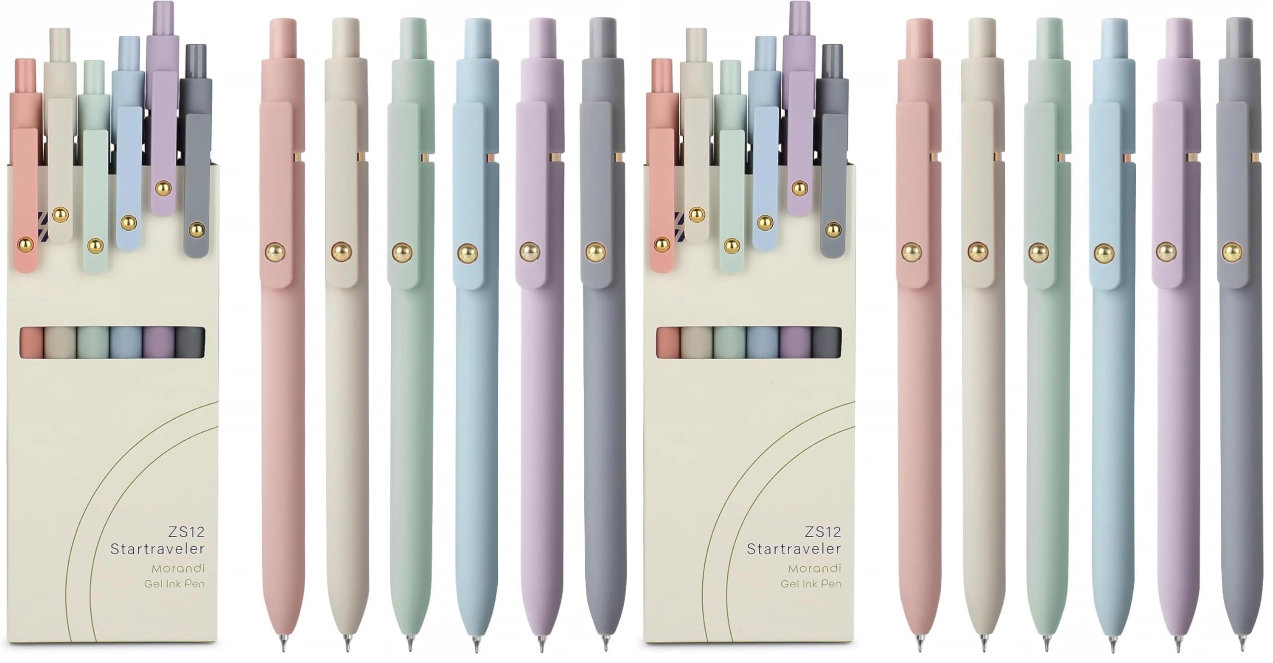 Gel Pens - 6pcs 0.7mm