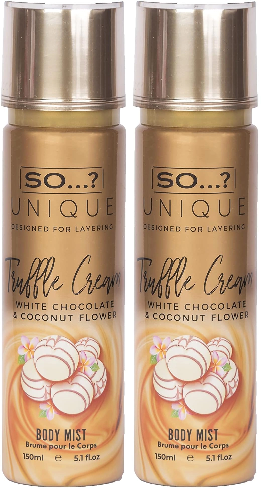 Incos Ltd Unique Truffle Cream Body Mist - 150ml Fruity, Vanilla, Floral, Musky