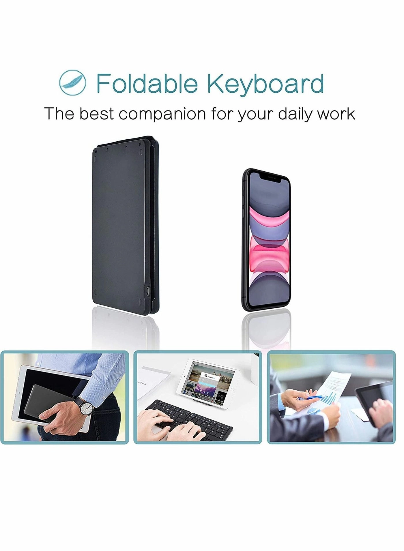 Bluetooth Keyboard - Foldable