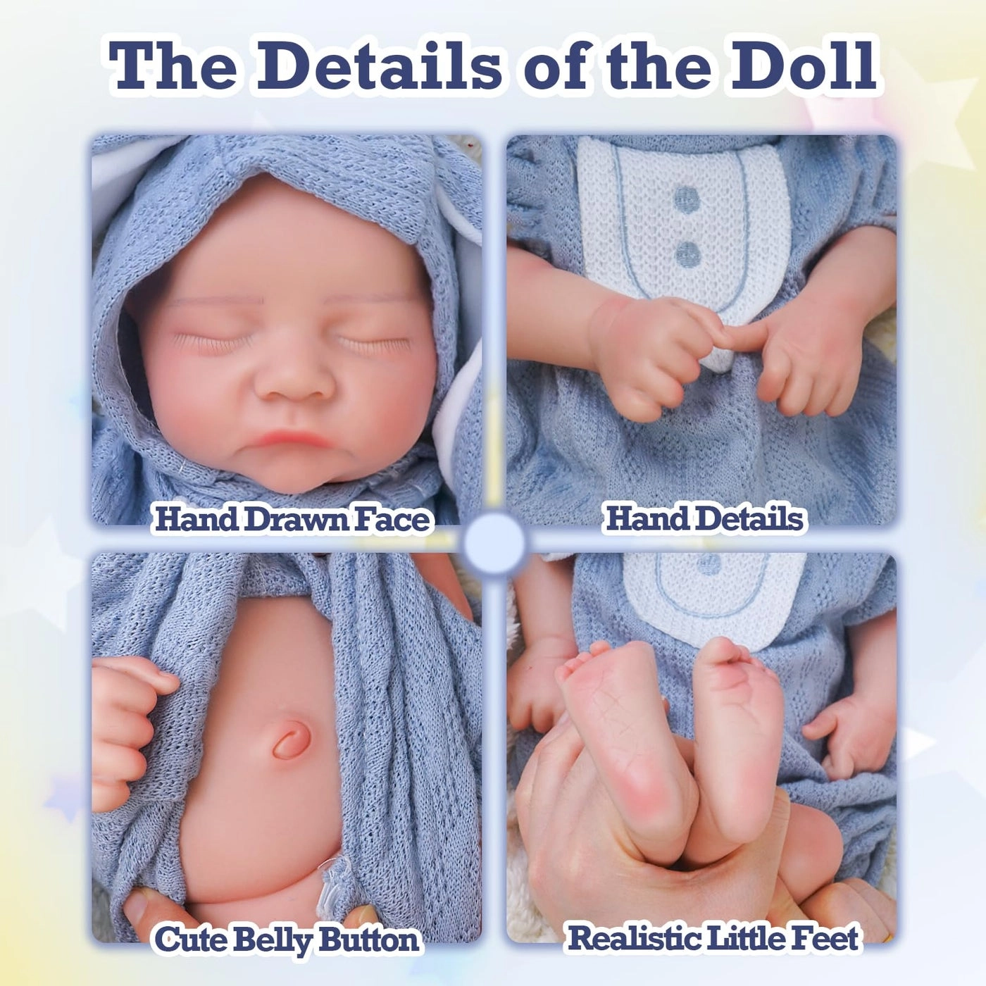 Reborn Baby Doll - 17 Inch Full Silicone Boy Ages 14+