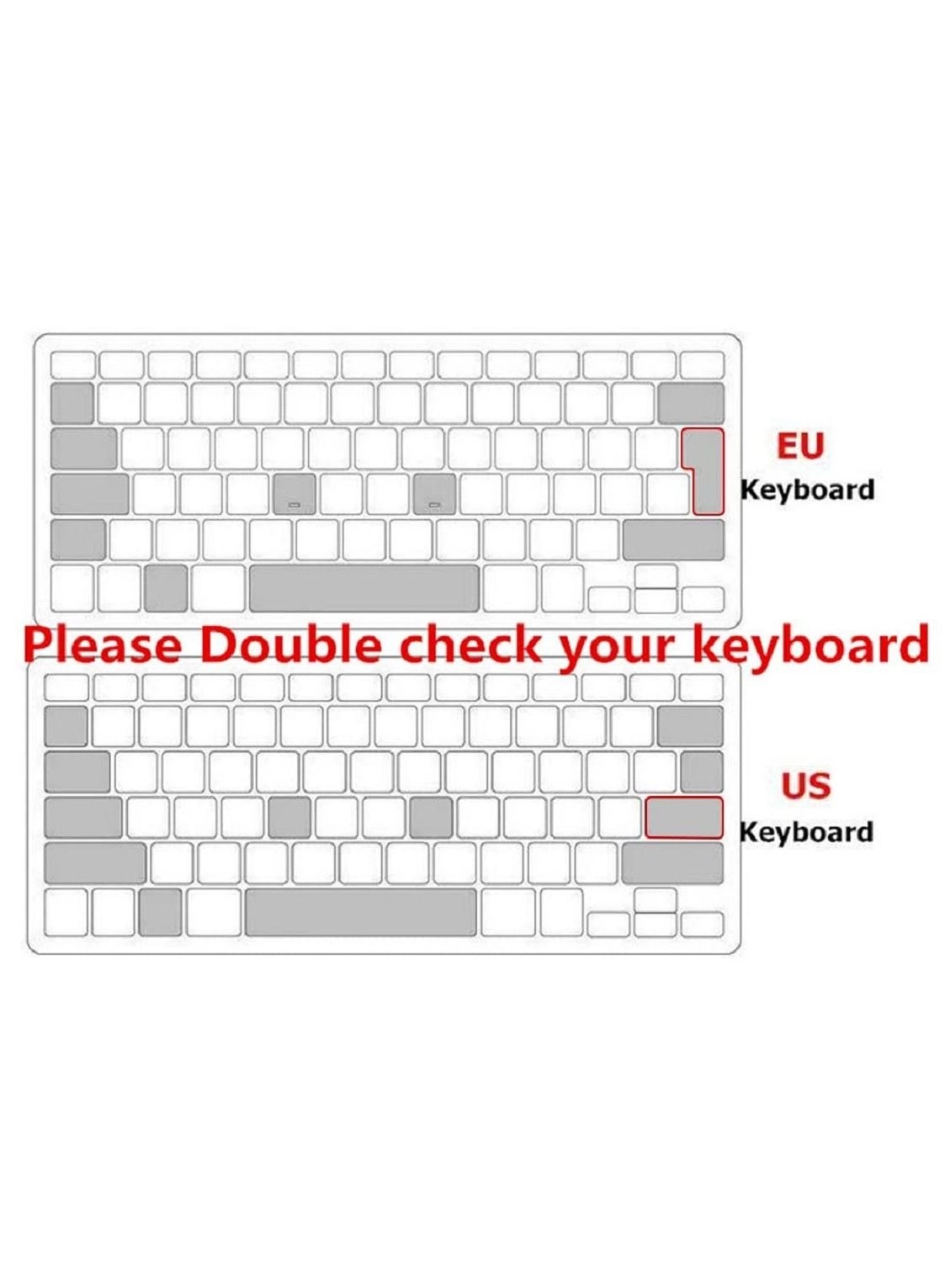 Keyboard Cover - US Layout Arabic/English