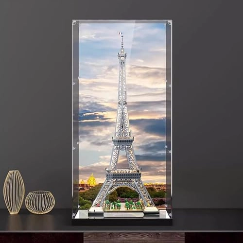 Display Case for Lego 10307 Eiffel Tower - 59.94 x 59.94 x 154.94 cm 3mm