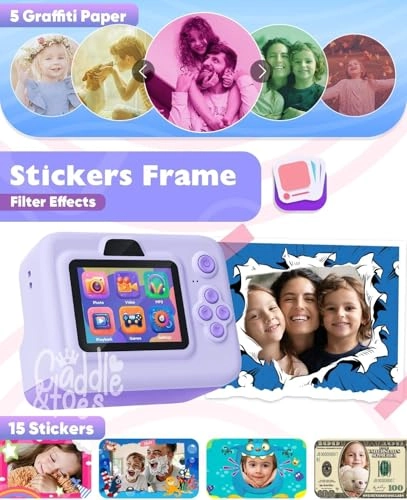 DC-C001 - 2.4 Inch Screen Instant Print Purple