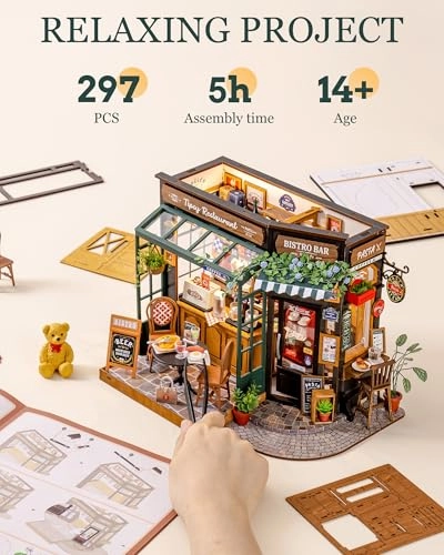 Tipsy Restaurant - DIY Miniature House Kit Braun