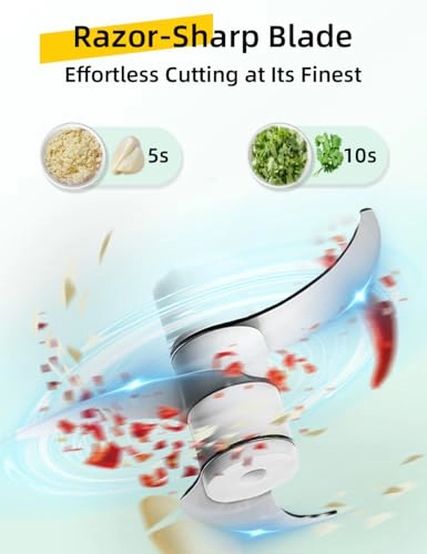 Mini Electric Chopper - 250 Milliliters Rechargeable