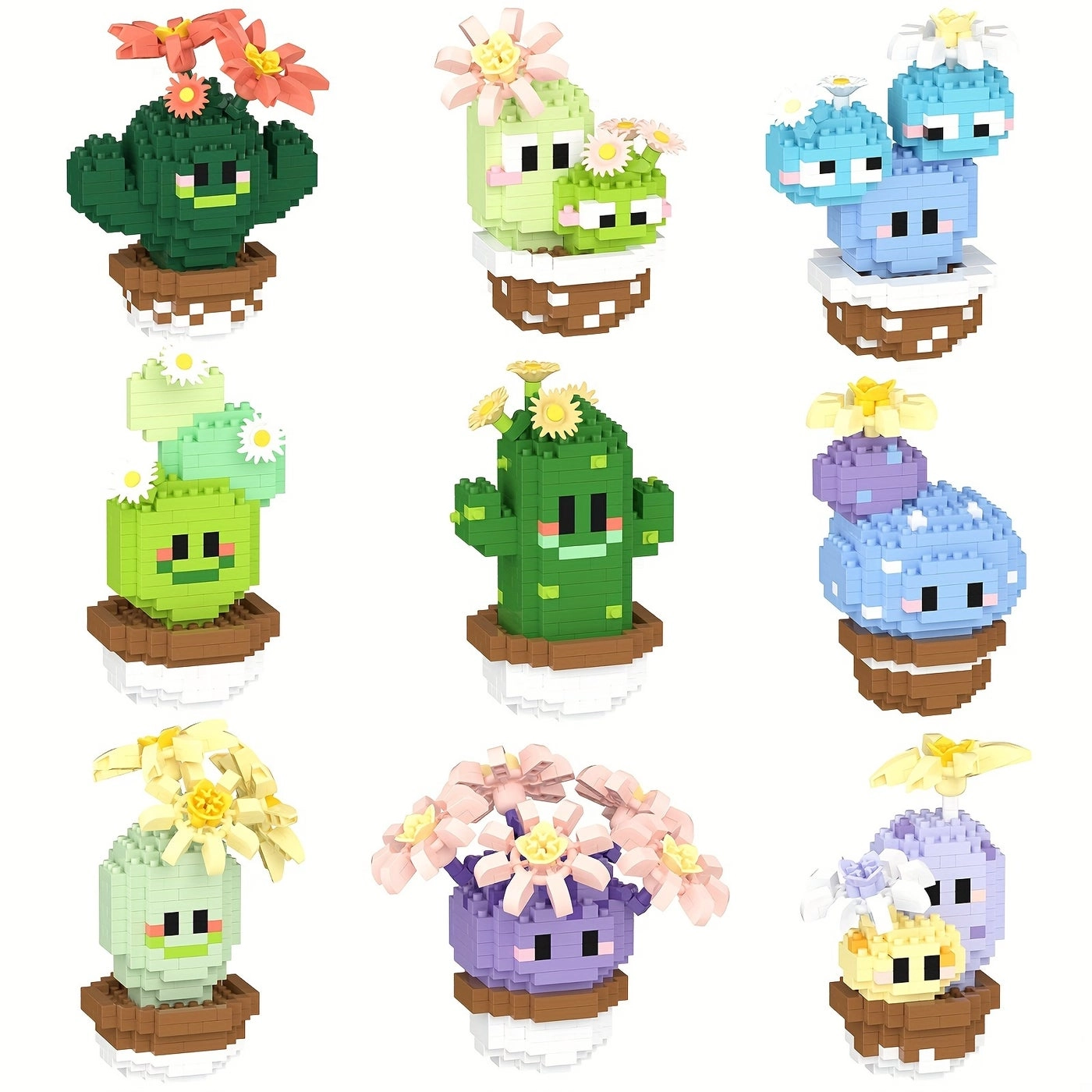 Generic Cacti - 9pcs