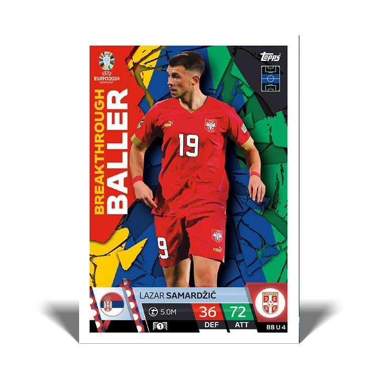 Euro 2024 Match Attax - 32pcs + 2pcs Limited Edition