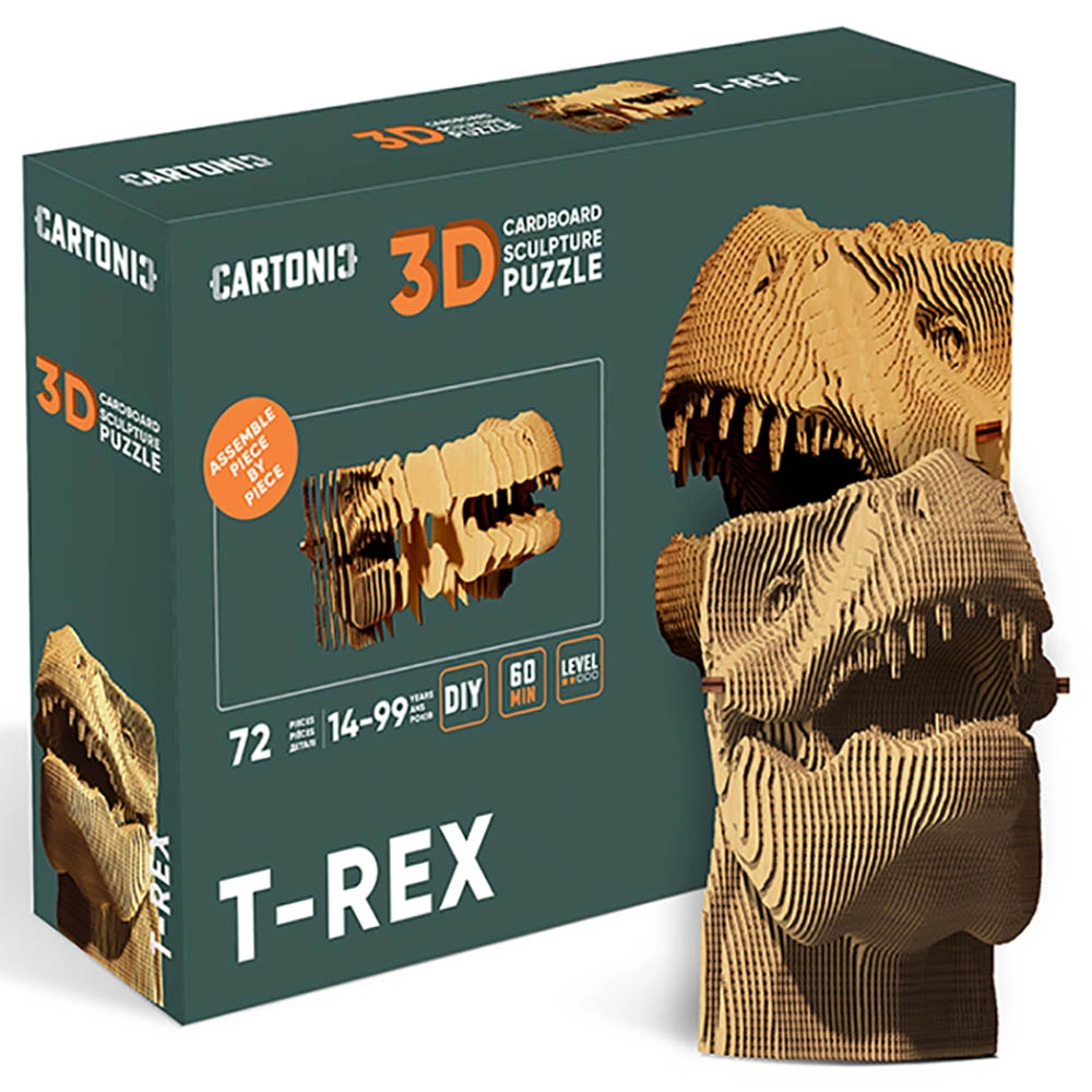T-Rex 3D Puzzle (CARTREX) - 72 pcs