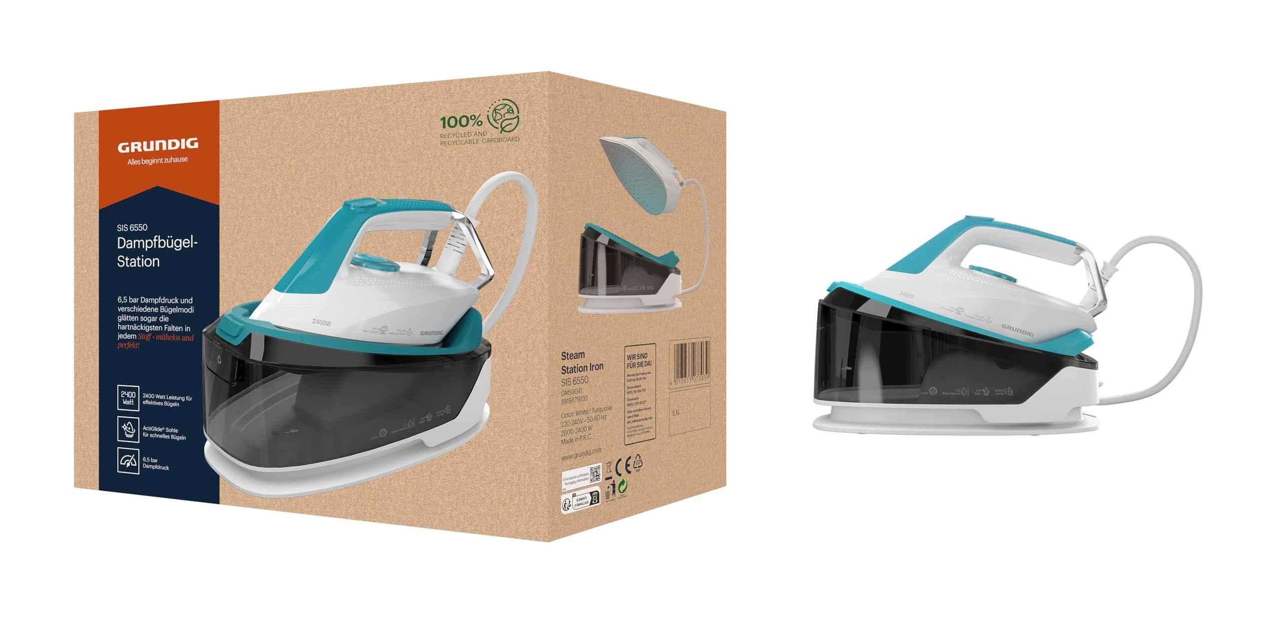 Grundig SIS 6550 - 2400W 6.5 bar 360 g/min