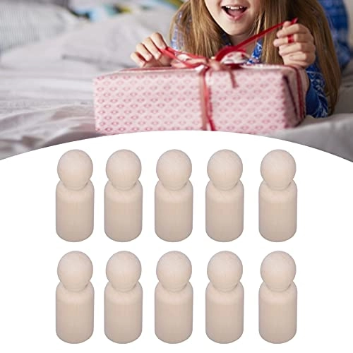 Wooden Peg Figure - 10 pieces
