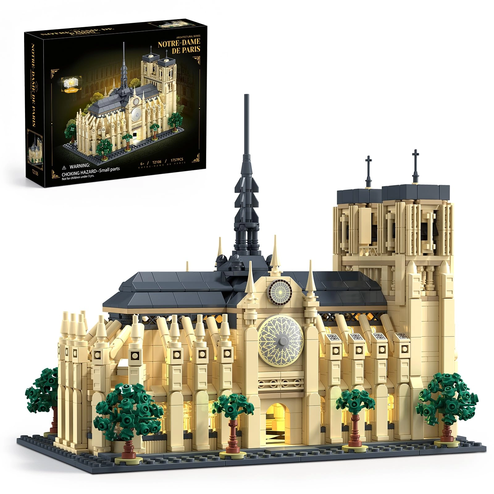 Shantou Taigaole Technology Co. , Ltd. Notre Dame de Paris - Notre Dame Cathedral 1757 pcs