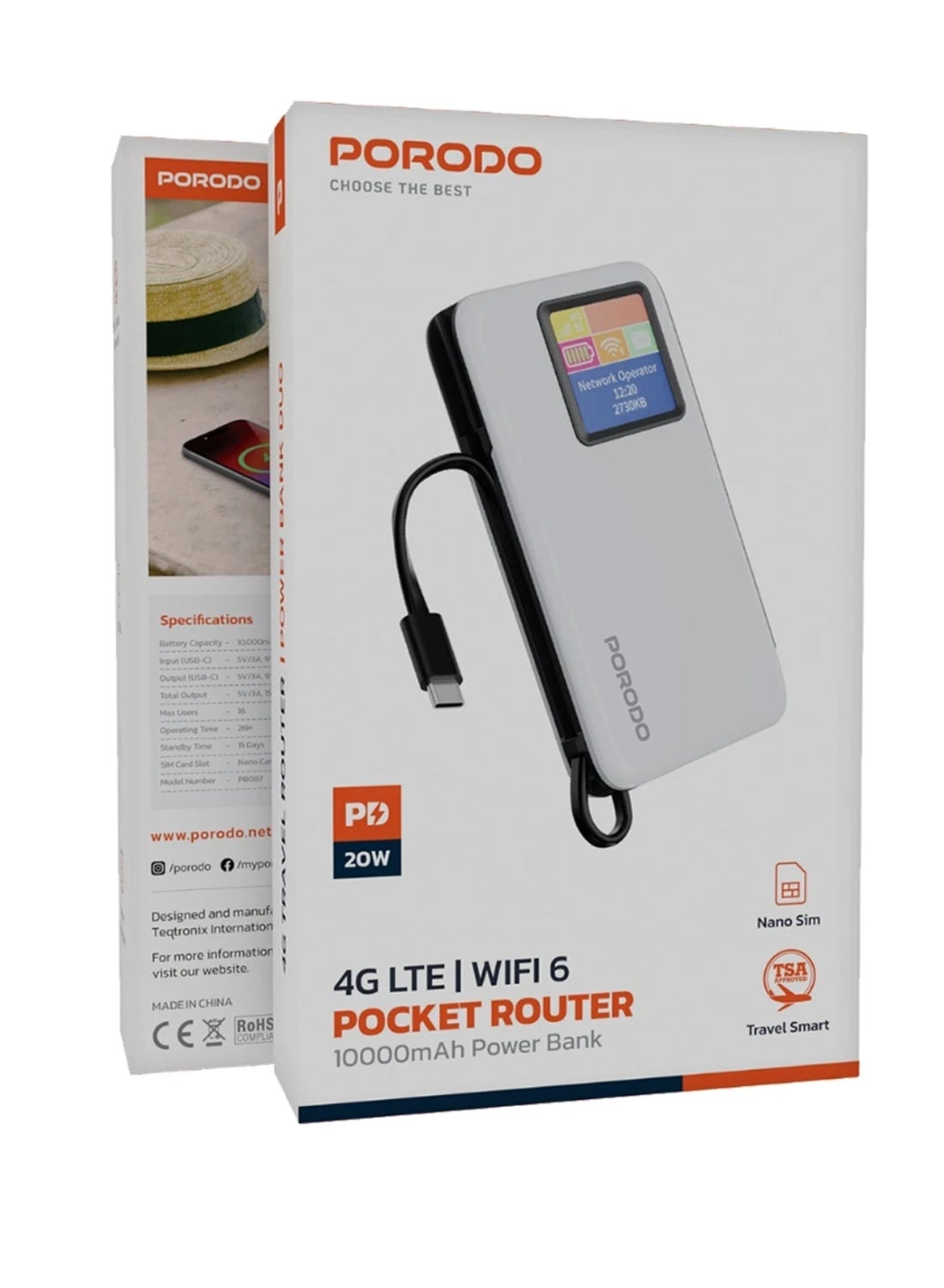 Pocket Router - 10000mAh 22.5W