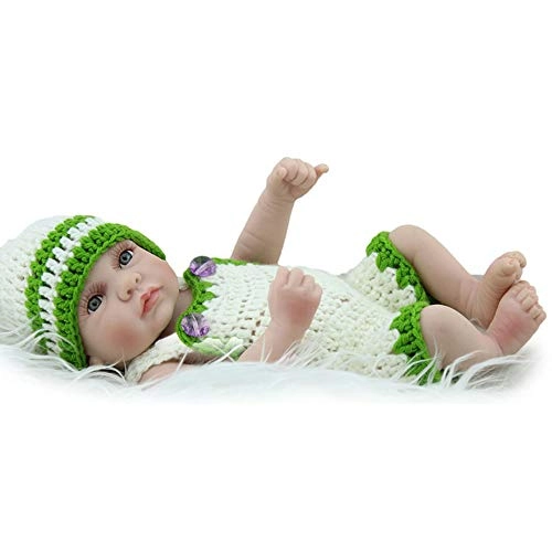 Reborn Baby Doll - 10 inch 25 cm Silicone black skin Ages 3 months+