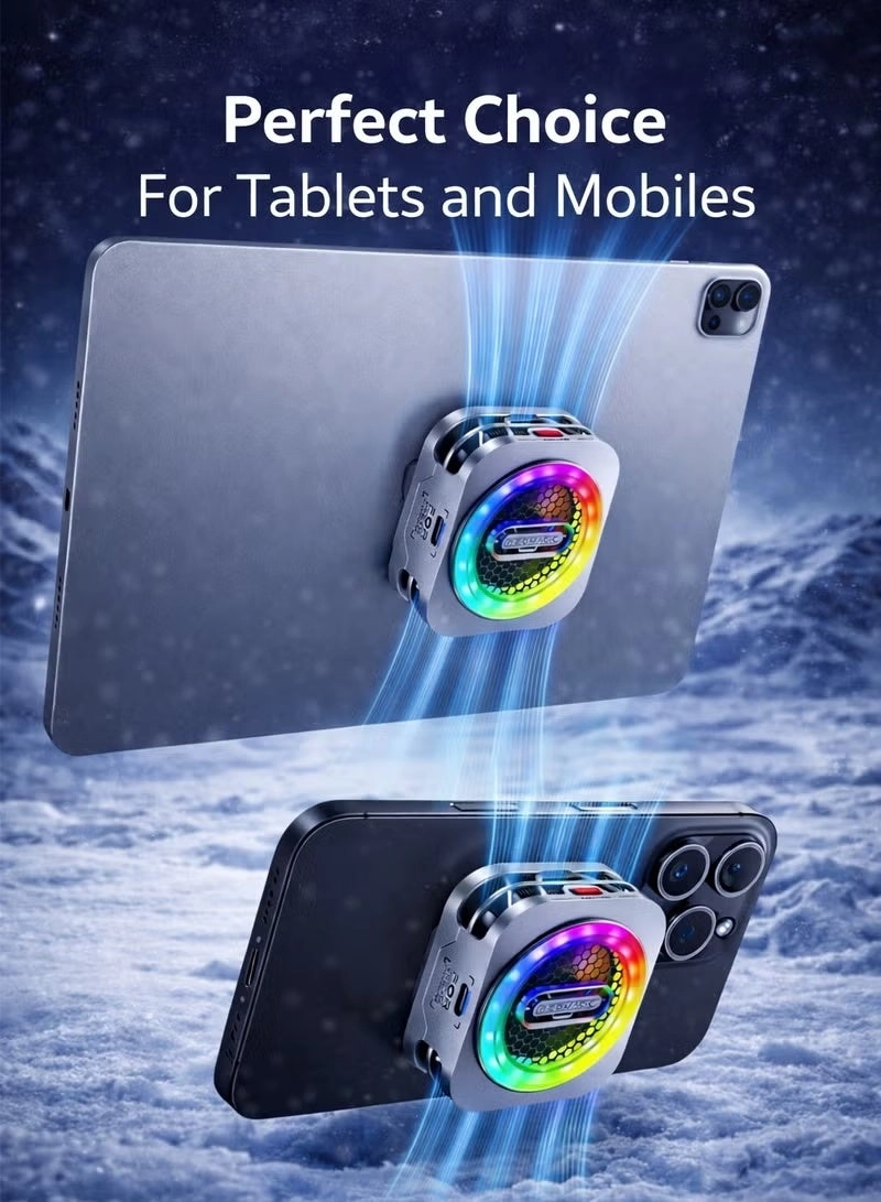 6 Pro Magnetic Phone/Tablet Cooler - 30W Ultra-Cooling 35W Mini GaN Charger Magnetic Mount