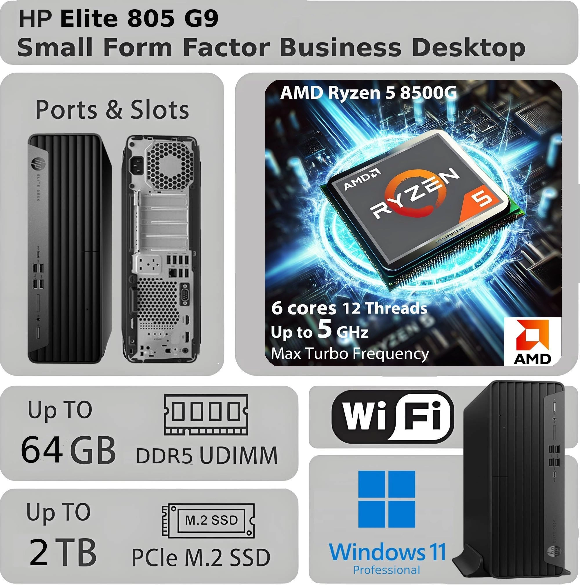 805 G9 - 32GB 1TB 8500G